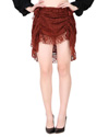 Steampunk High-Low Net Short Skirt