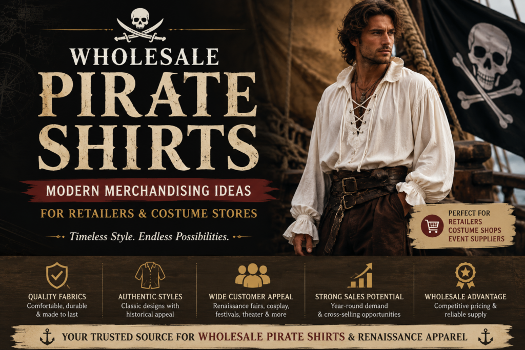Wholesale Pirate Shirts Timeless Style for Modern Retail