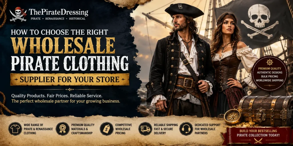 wholesale pirate clothing supplier