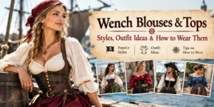 Wench Blouses & Tops for Pirate and Renaissance Outfits