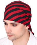 Pirate Triangle Head Scarf (Stripe Fabric)