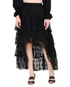 Steampunk Contoured Net Skirt