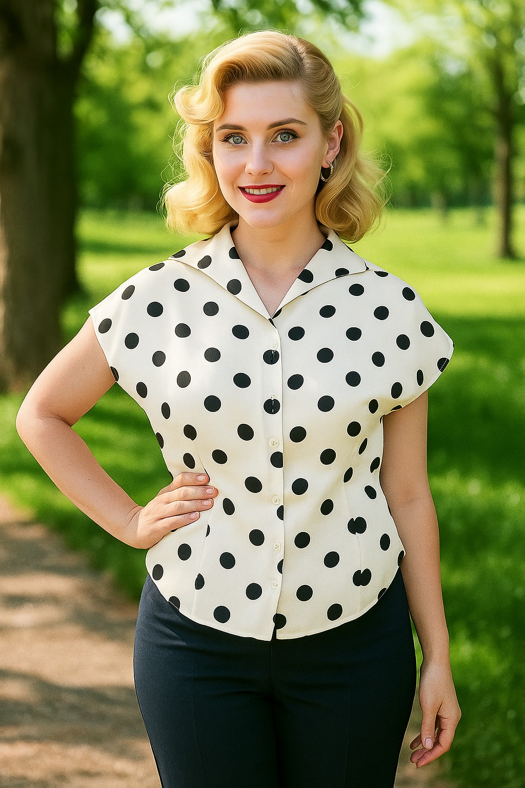 (image for) The Retro Muse Blouse