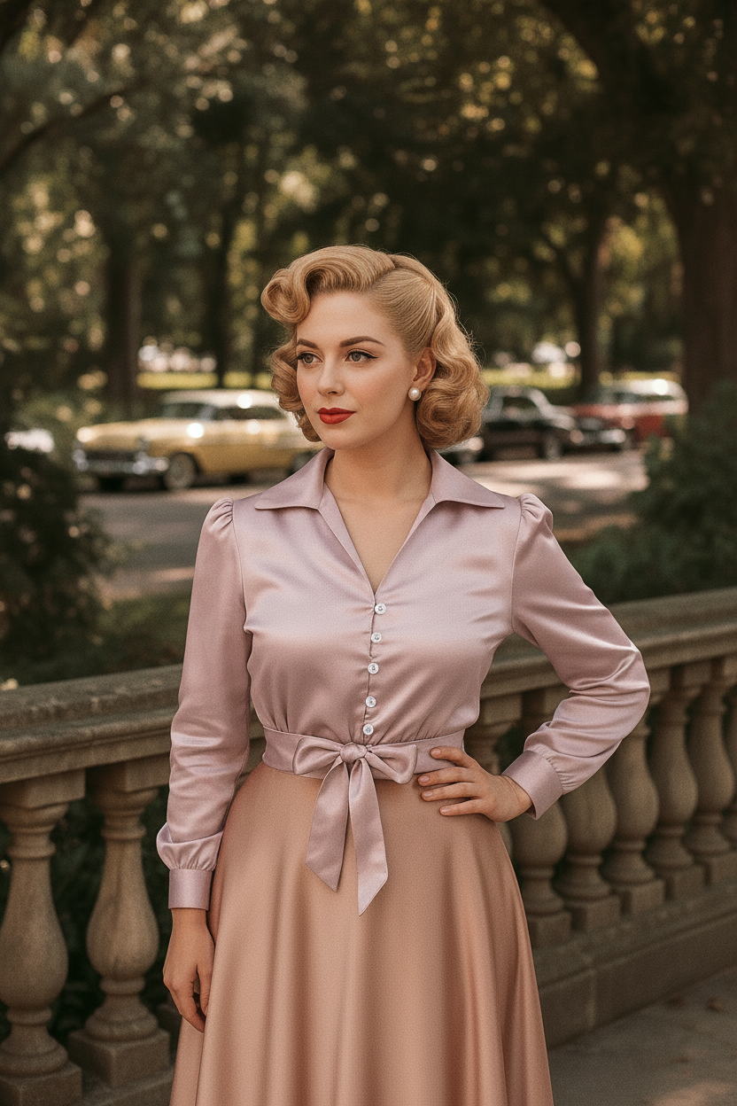 (image for) Midnight Muse Wrap Blouse