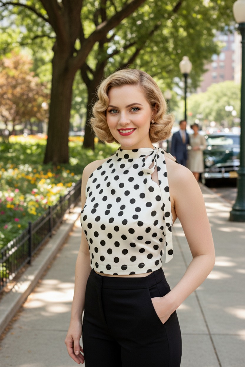 (image for) Mid-Century Grace Blouse