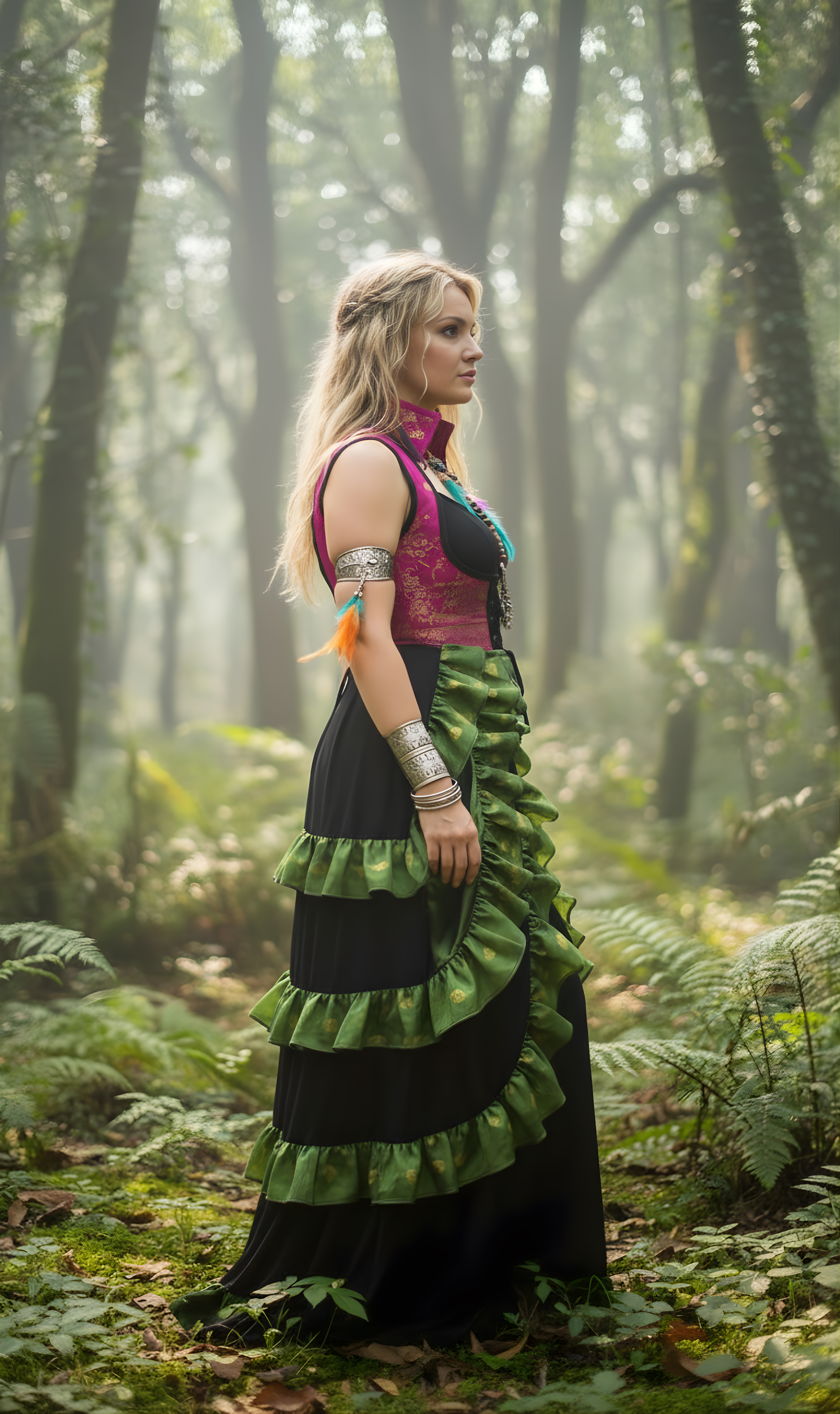 (image for) Heritage Leaf-Trail Underbust Ensemble