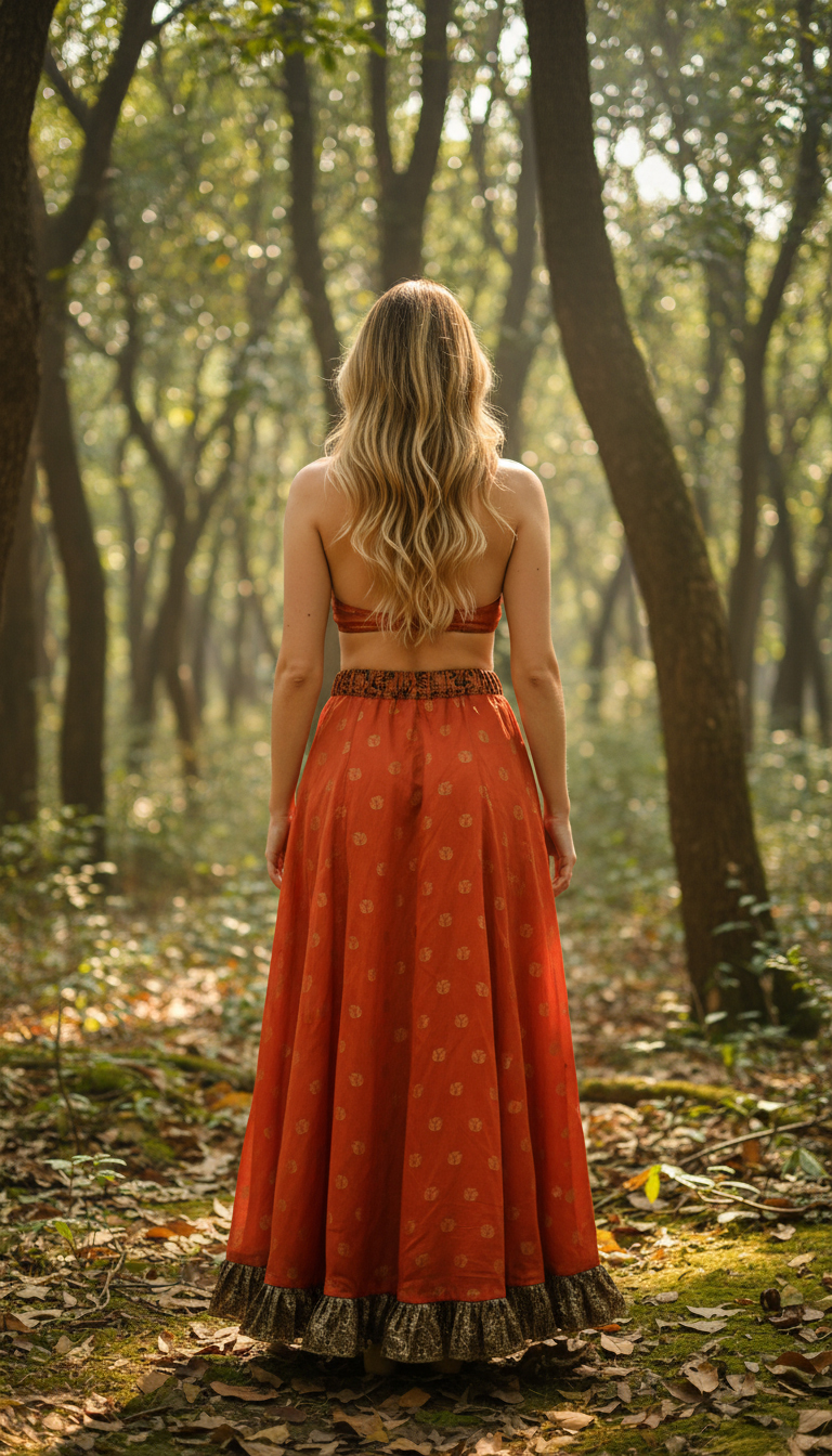 (image for) Heritage Aangan Flared Skirt