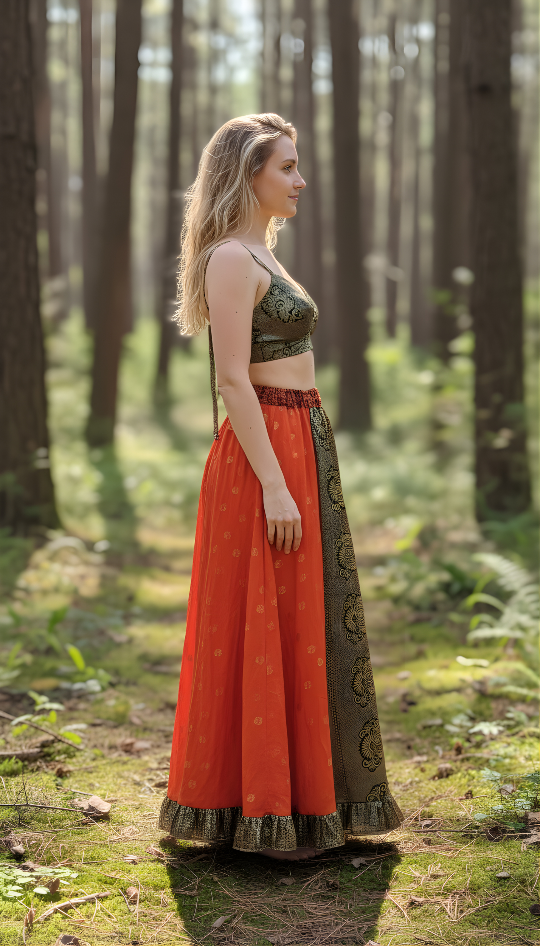 (image for) Heritage Aangan Flared Skirt