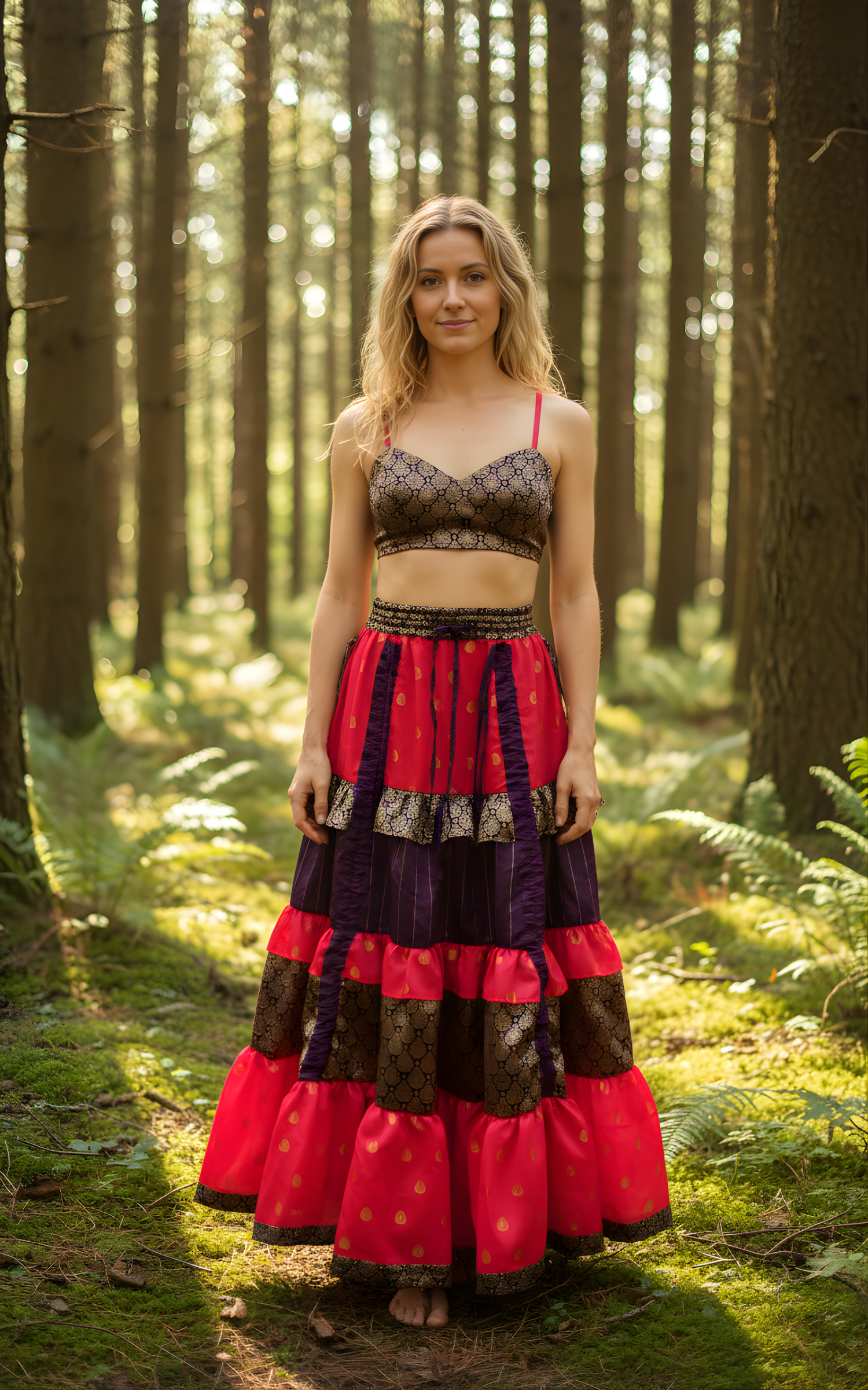 (image for) Heritage Cascade Gathered Skirt