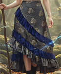 (image for) Heritage Tiered Wrap Skirt