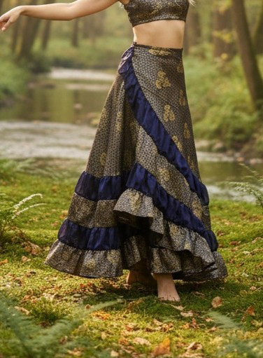 (image for) Heritage Tiered Wrap Skirt