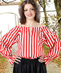 (image for) Anne Bonney Striped Blouse