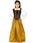 (image for) Girls Cotton Medieval Skirt