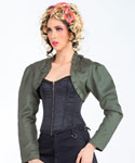 (image for) Steampunk Military Bolero Jacket