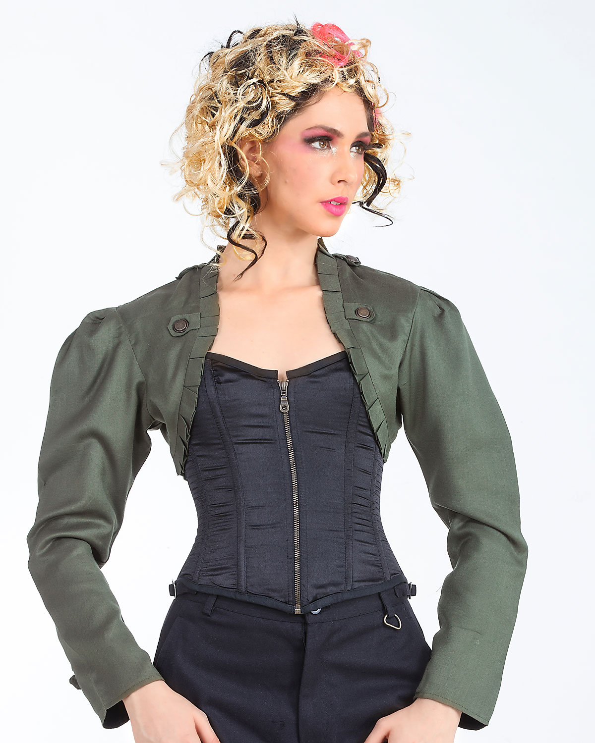 (image for) Steampunk Military Bolero Jacket