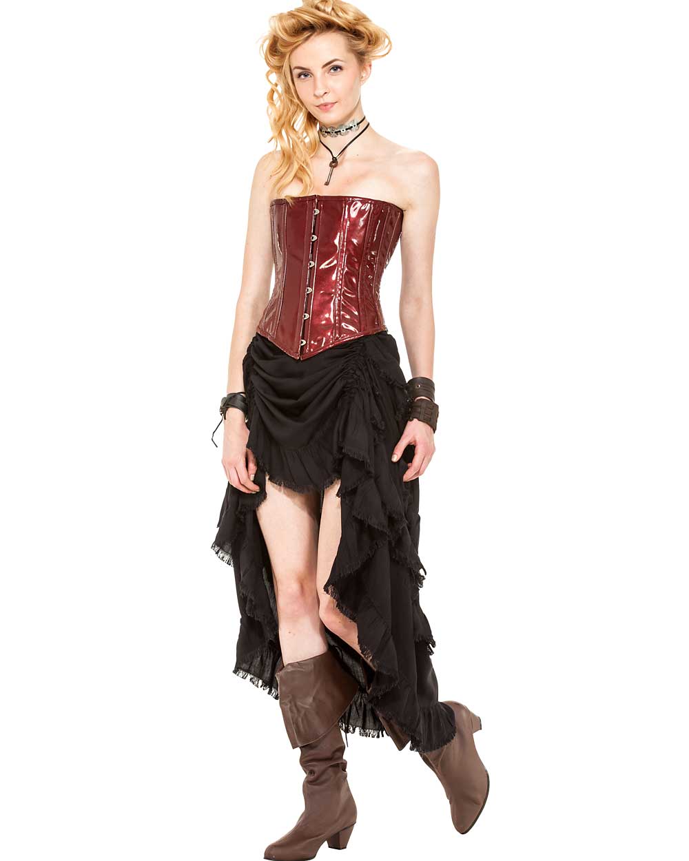 (image for) Steampunk Skirt with Shredded Raw Edges
