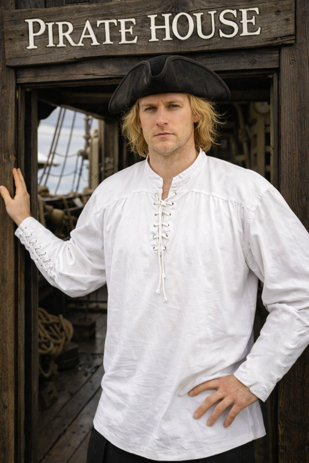 (image for) Corsair Heritage Lace-Up Pirate Shirt