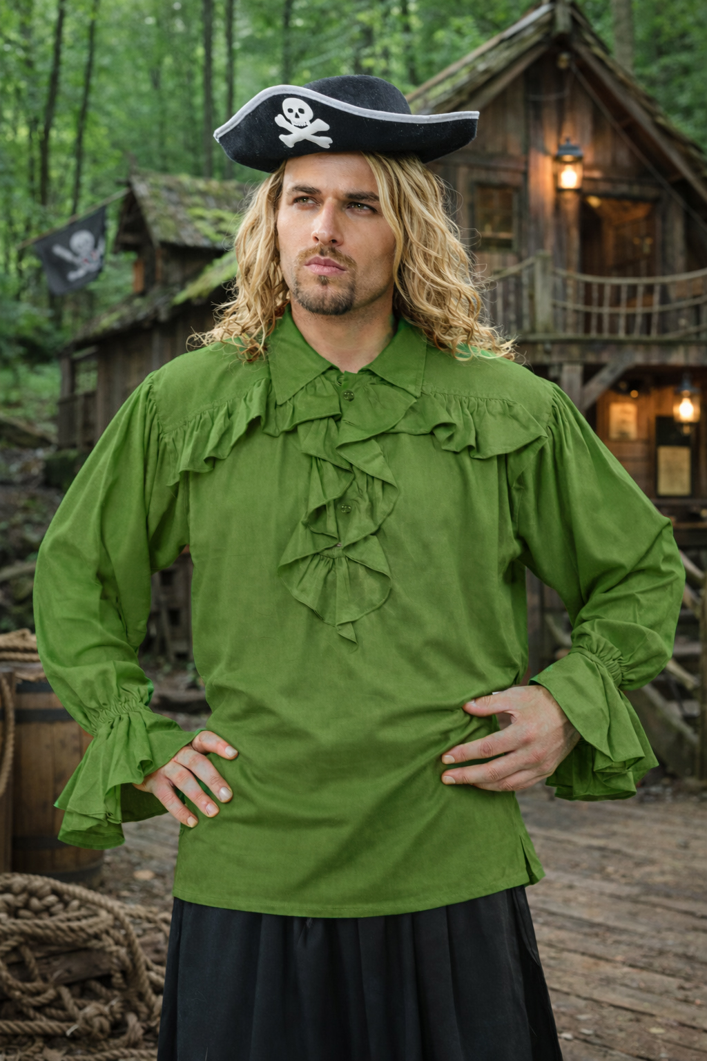 (image for) Captain Court Ruffle Pirate Shirt