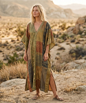 Desert Raga Heritage Kaftan Dress (image for) Desert Raga Heritage Kaftan Dress