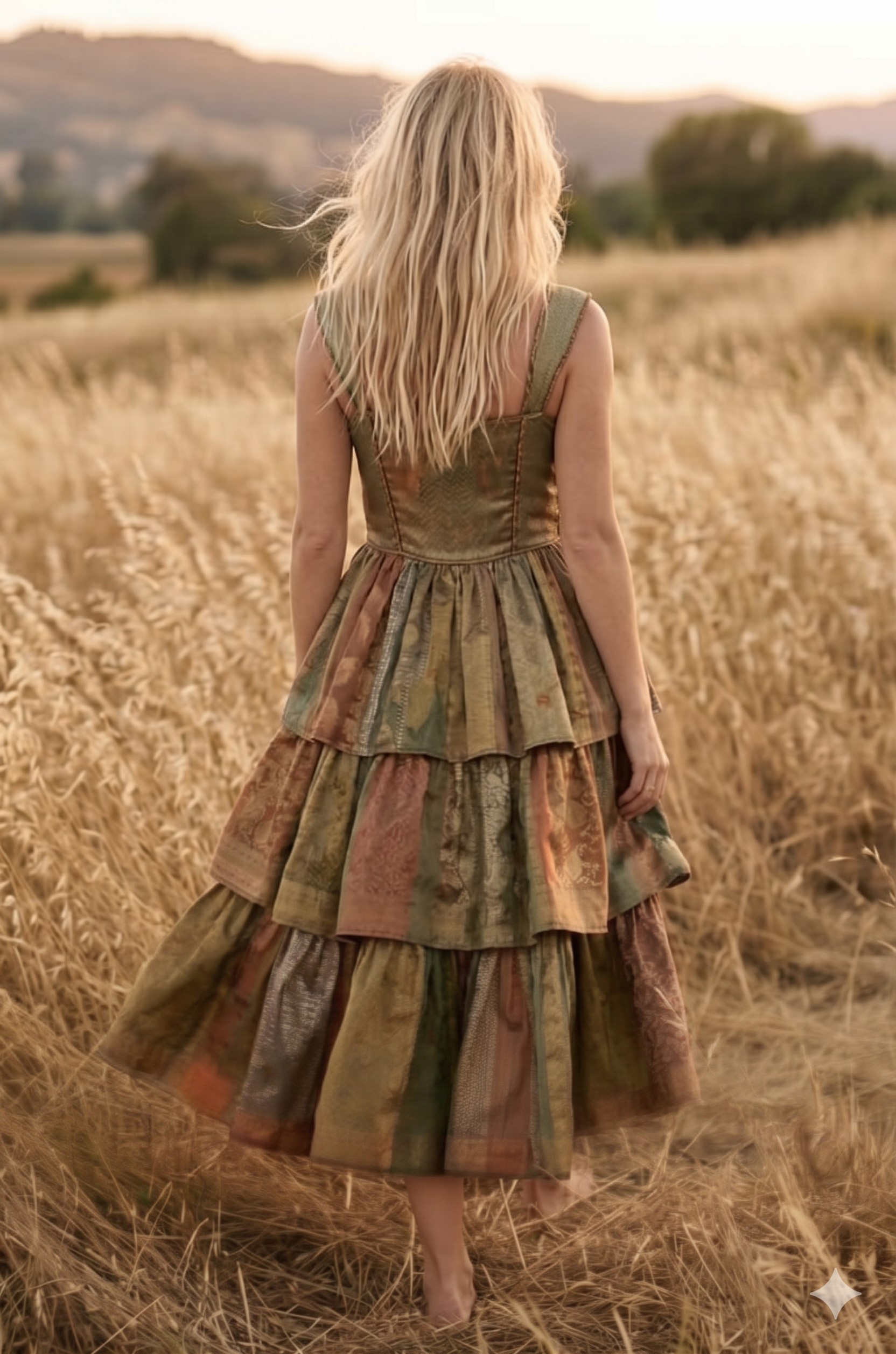 (image for) The Vanya Heritage Tiered Gown