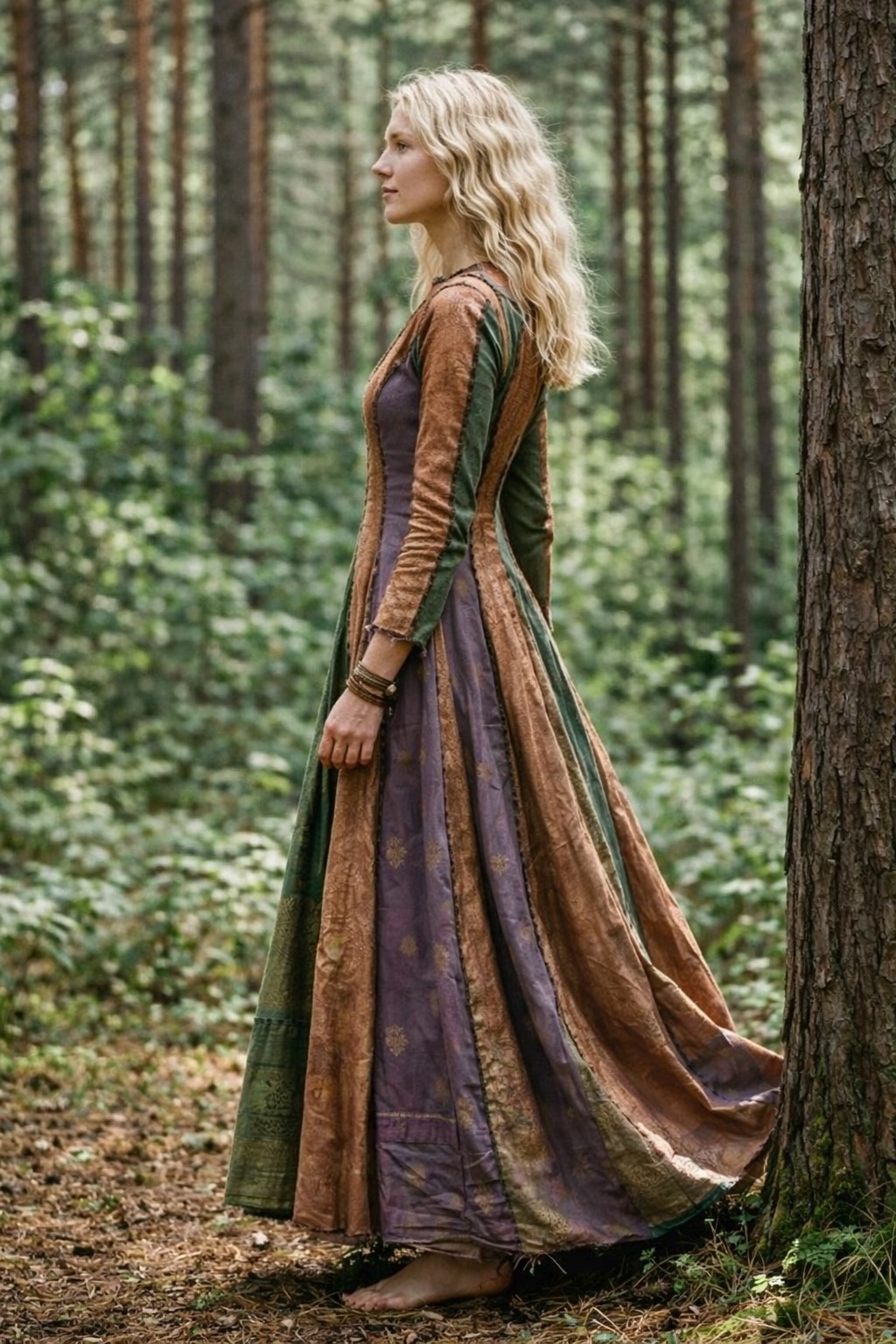 (image for) Artisan Upcycled Saree Gown