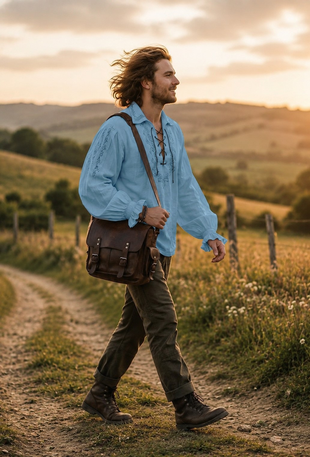 (image for) The Wanderer’s Lace-Up Tunic