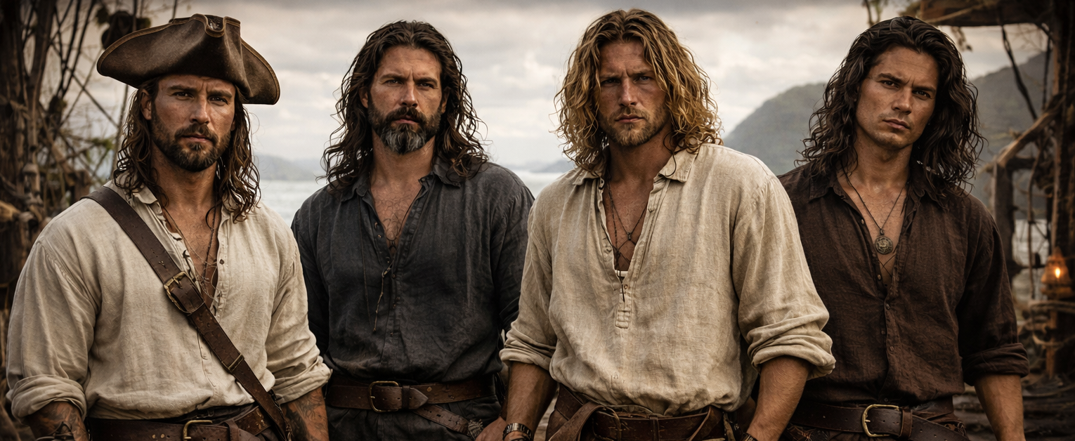 Pirate Shirts (Rustic) : Pirate, Renaissance & Medieval Clothing ...