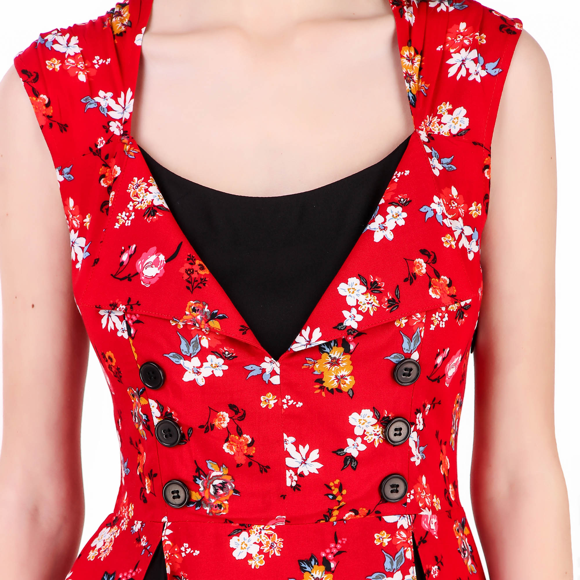 (image for) Women Retro Rockabilly Vintage Cocktail Party Swing 1950s Dress