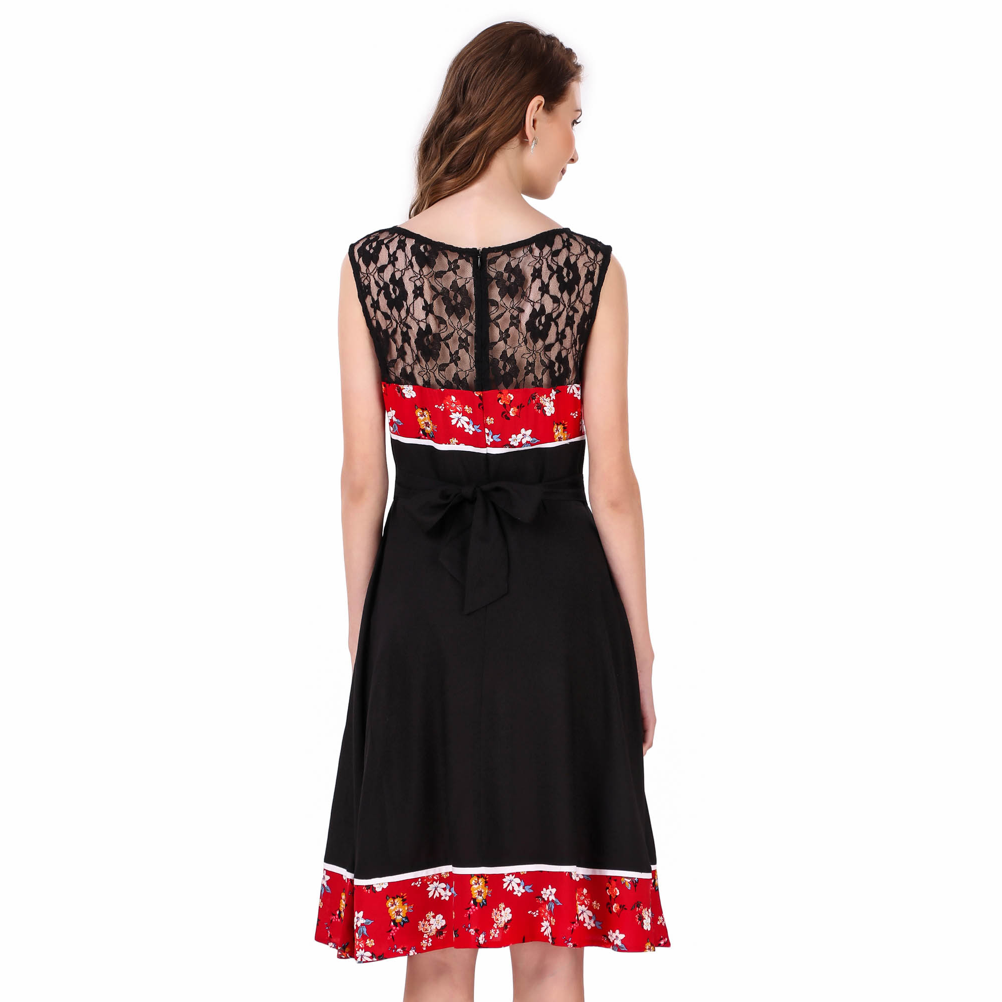 (image for) Women's 50s Vintage Retro Rockabilly Sleeveless Dress