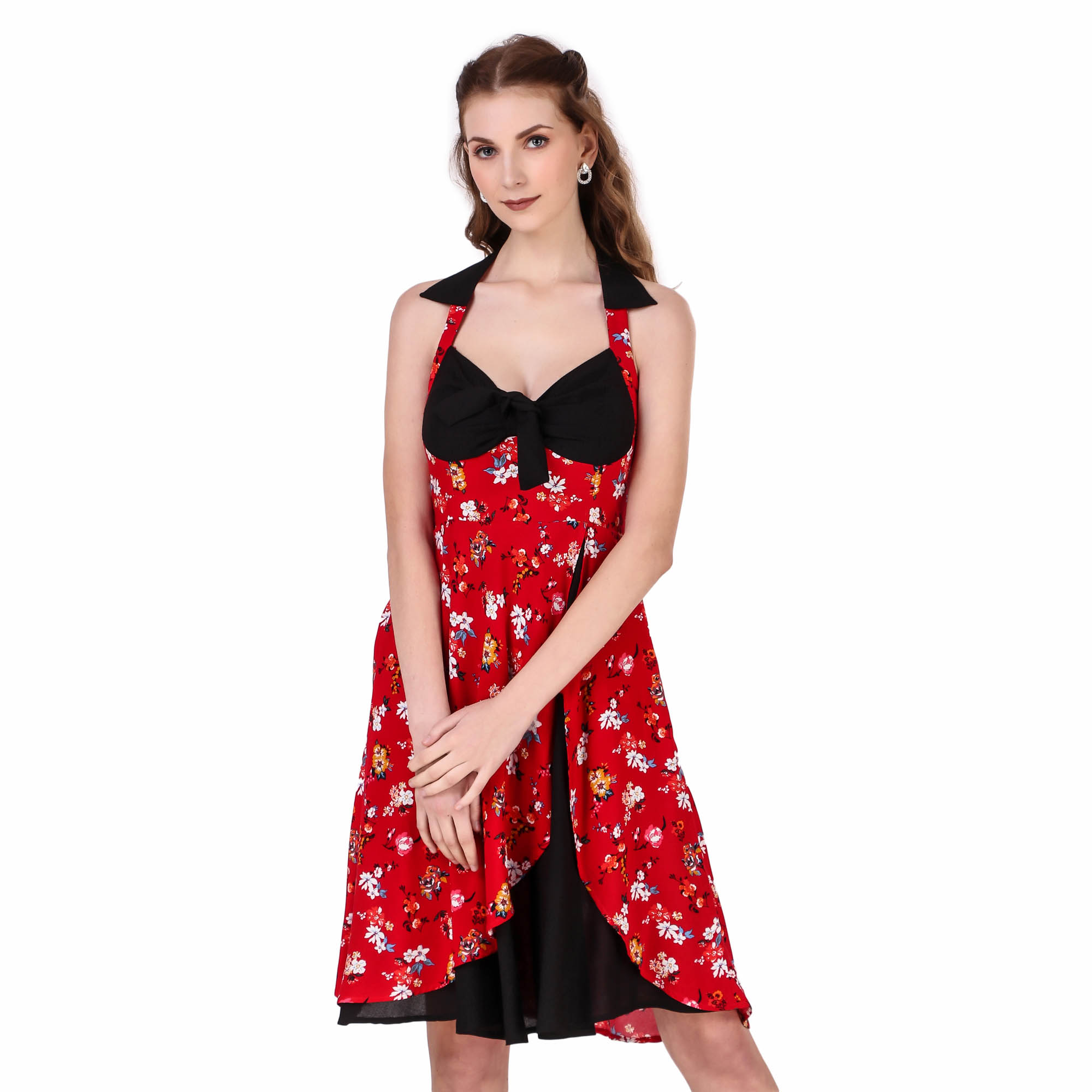 (image for) Women 1950s Vintage Rockabilly Swing Pinup Retro Dress