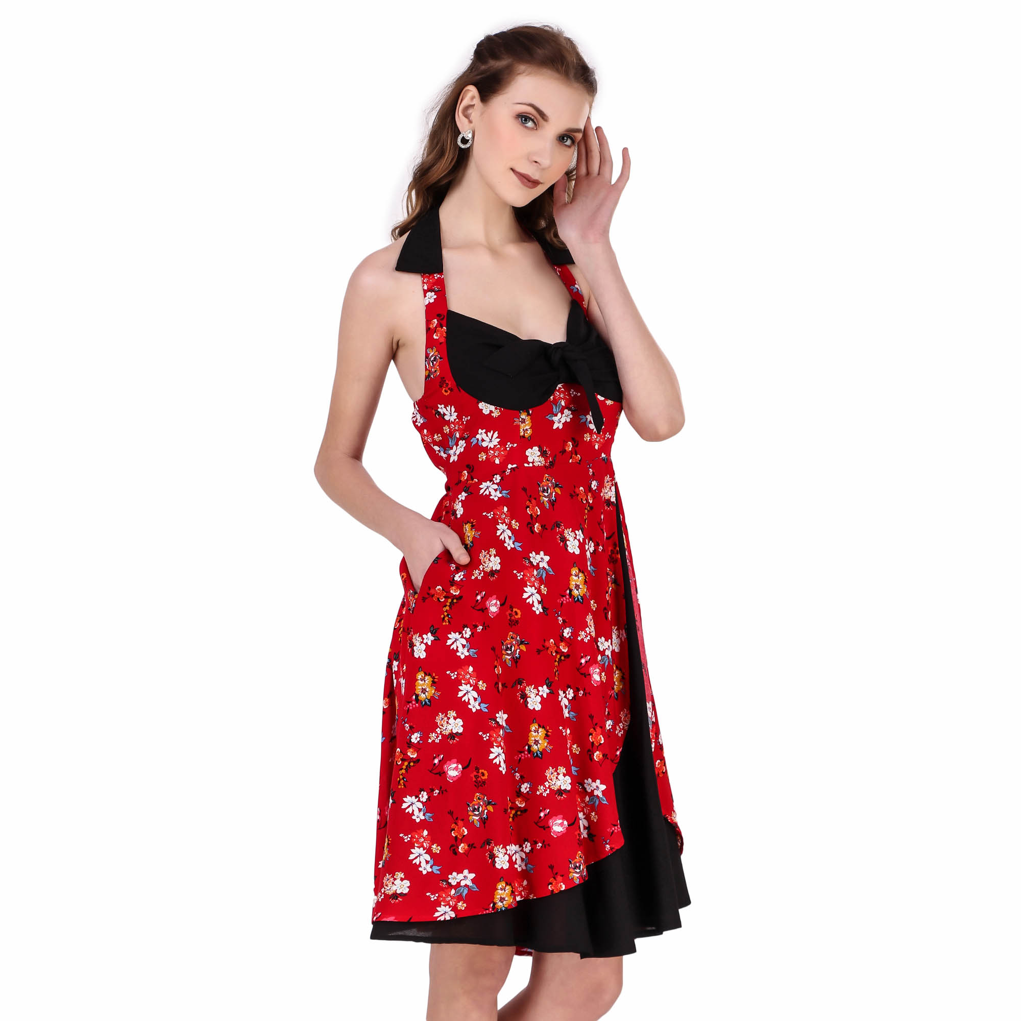 (image for) Women 1950s Vintage Rockabilly Swing Pinup Retro Dress