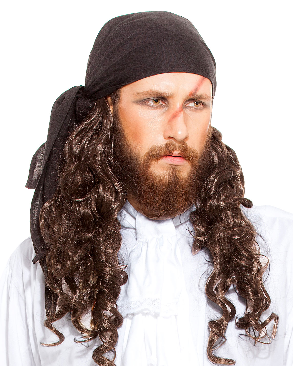 Case of 150 Pirate Linen Triangle Bandana (Black) - 50% Disc (image for) Case of 150 Pirate Linen Triangle Bandana (Black) - 50% Disc