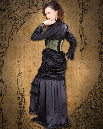 (image for) Satin Pegged Skirt
