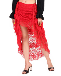 (image for) Steampunk High-Low Net Skirt