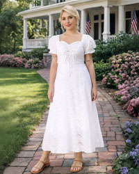 (image for) Wisteria Cottagecore Dress