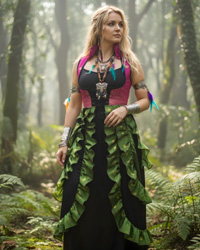 (image for) Heritage Leaf-Trail Underbust Ensemble