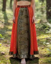 (image for) Heritage Aangan Flared Skirt
