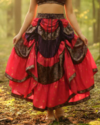 (image for) Heritage Cascade Gathered Skirt