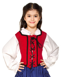(image for) Girls Reversible Pirate Bodice