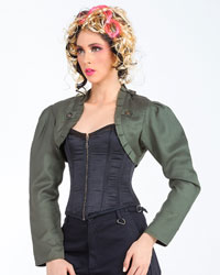 (image for) Steampunk Military Bolero Jacket