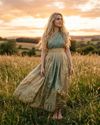 (image for) Heritage Reimagined One-Shoulder Gown