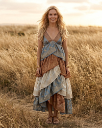 (image for) Samaya Heritage Tiered Maxi