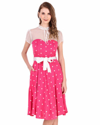 (image for) Women's 1950s Vintage Retro Swing Rockabilly Pinup Dress